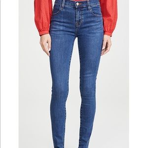 J Brand High Rise Skinny Jeans